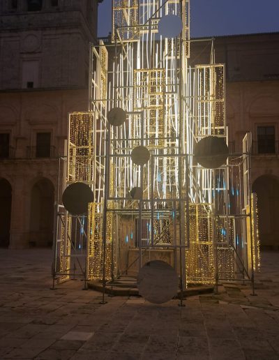 instalación eléctrica en espacio público